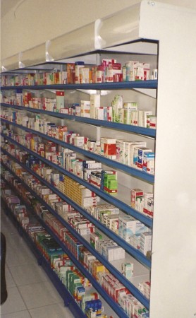 Gôndola Lateral Farmácia